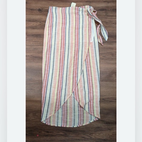 Free People Aubrey Sarong Skirt in Multi Combo size 12 NWT - Picture 10 of 10